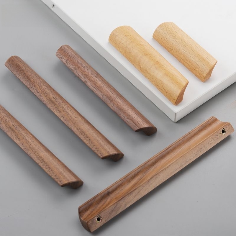 Zen Woodworking - Maniglie Minimaliste in Legno Massello Stile