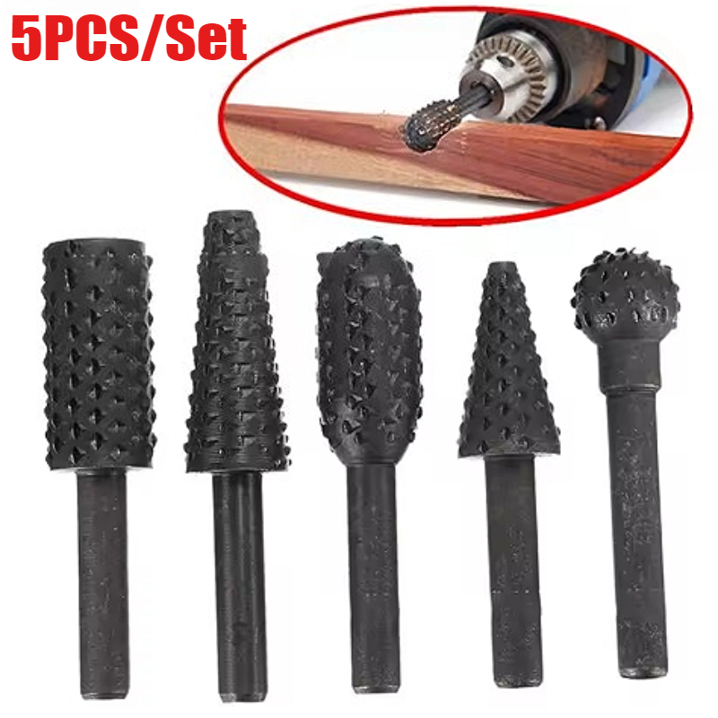 Woodworking Files And Rasps - 5 pz Raspa File Punte Da
