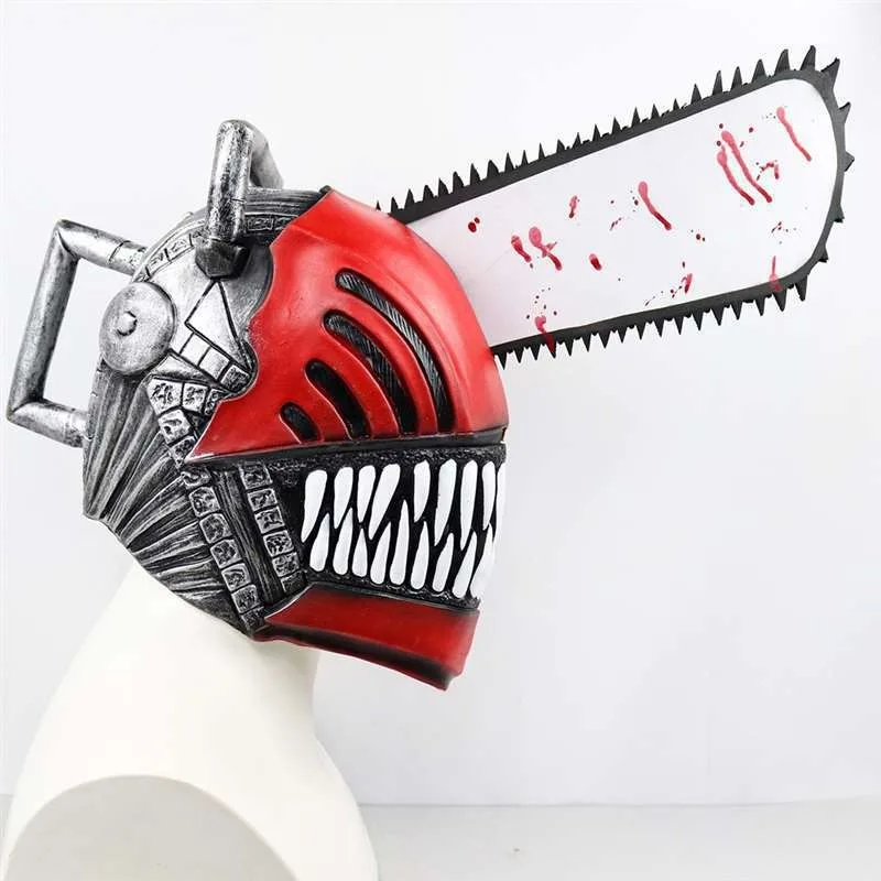 Woodworking Mask - Maschera Pochita di Chainsaw Man, Costume