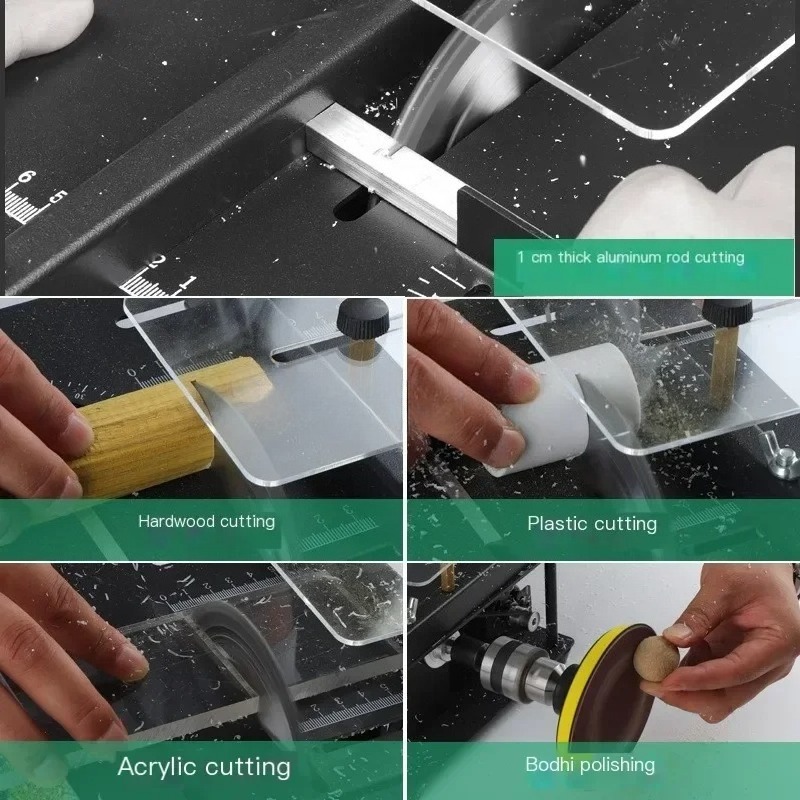 Micro piccola sega da tavolo l - Woodworking Electric Saw recensione e prezzo