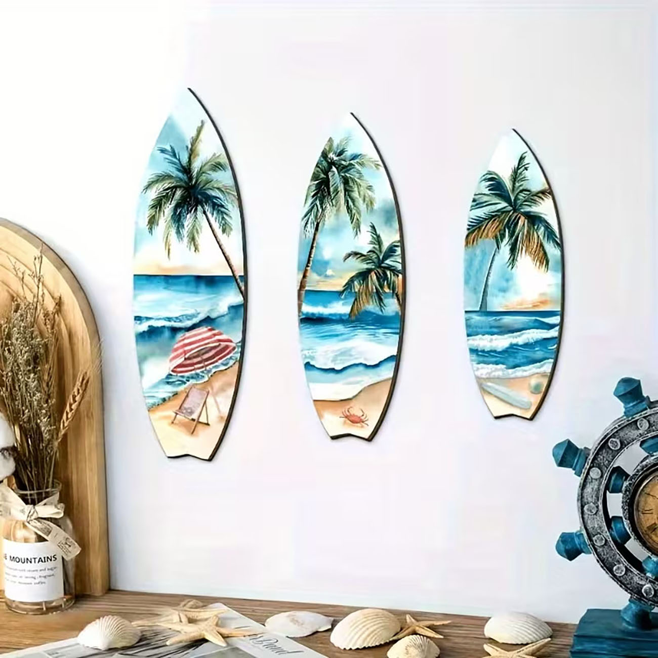 Set di 3 decorazioni murali in - Woodworking Room recensione e prezzo