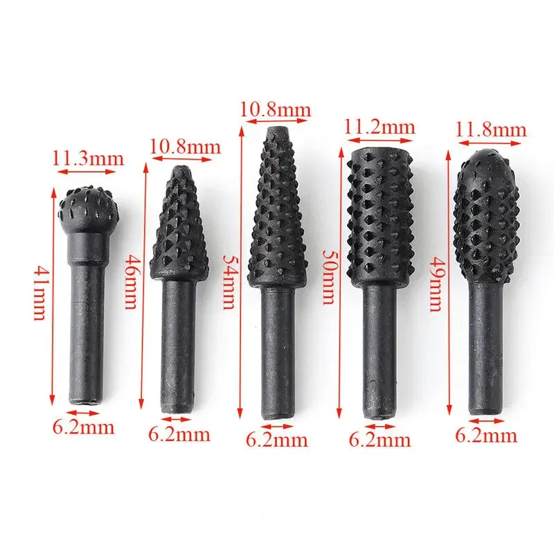 5PCS Rotary Craft File Rotary  - Woodworking Files And Rasps recensione e prezzo