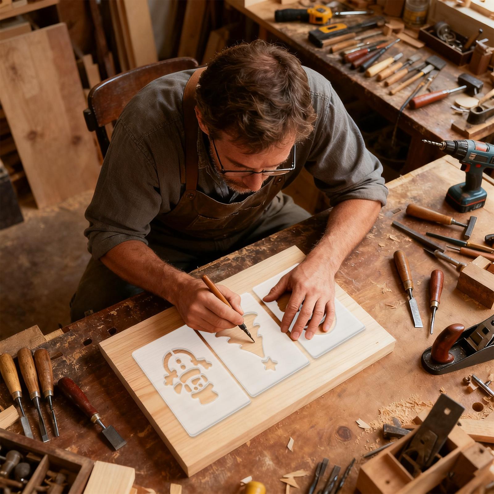 Stencil natalizio Stencil port - Woodworking Man recensione e prezzo