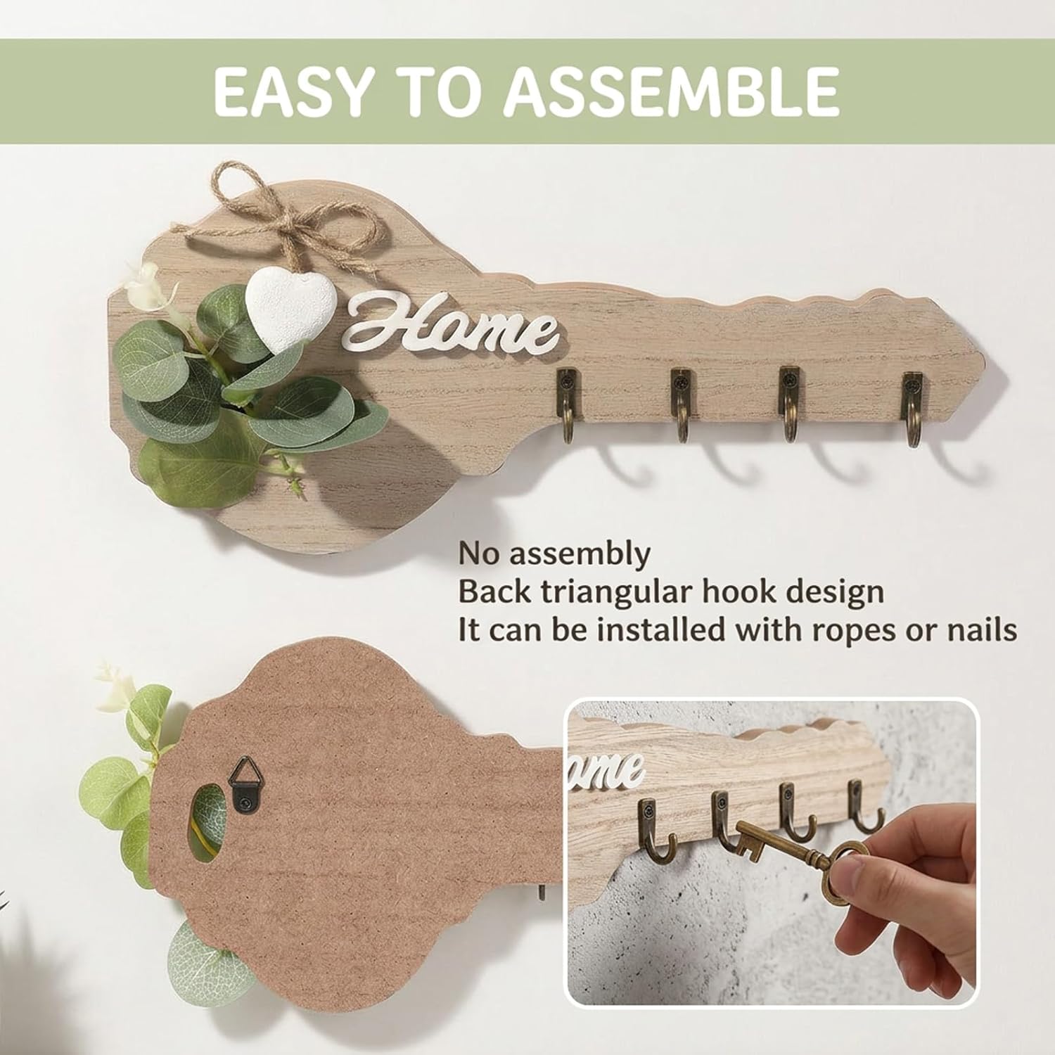 Portachiavi Rustico in Legno d - Woodworking Room recensione e prezzo