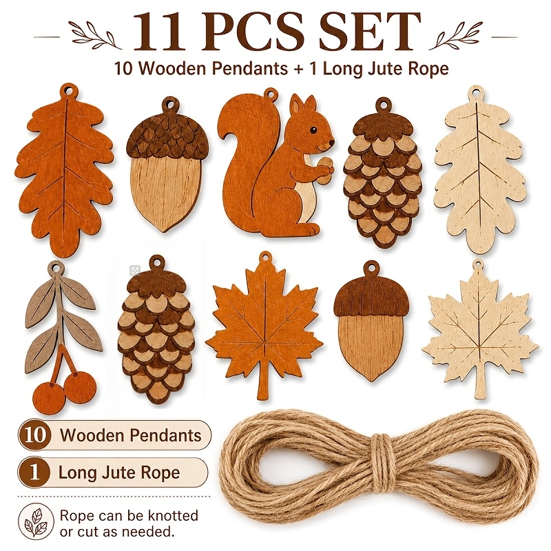 Ghirlanda Autunnale in Legno c - Woodworking Room recensione e prezzo
