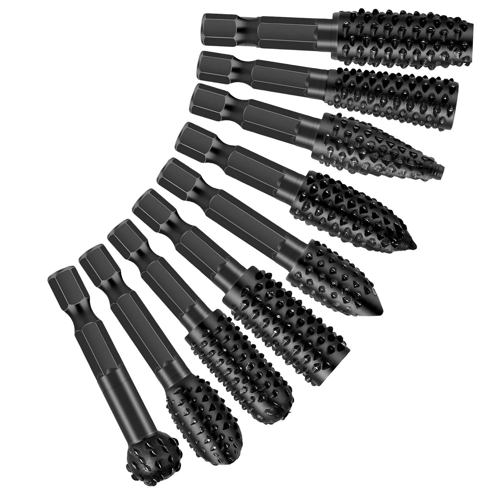 10 pz intaglio del legno raspa - Woodworking Files And Rasps recensione e prezzo