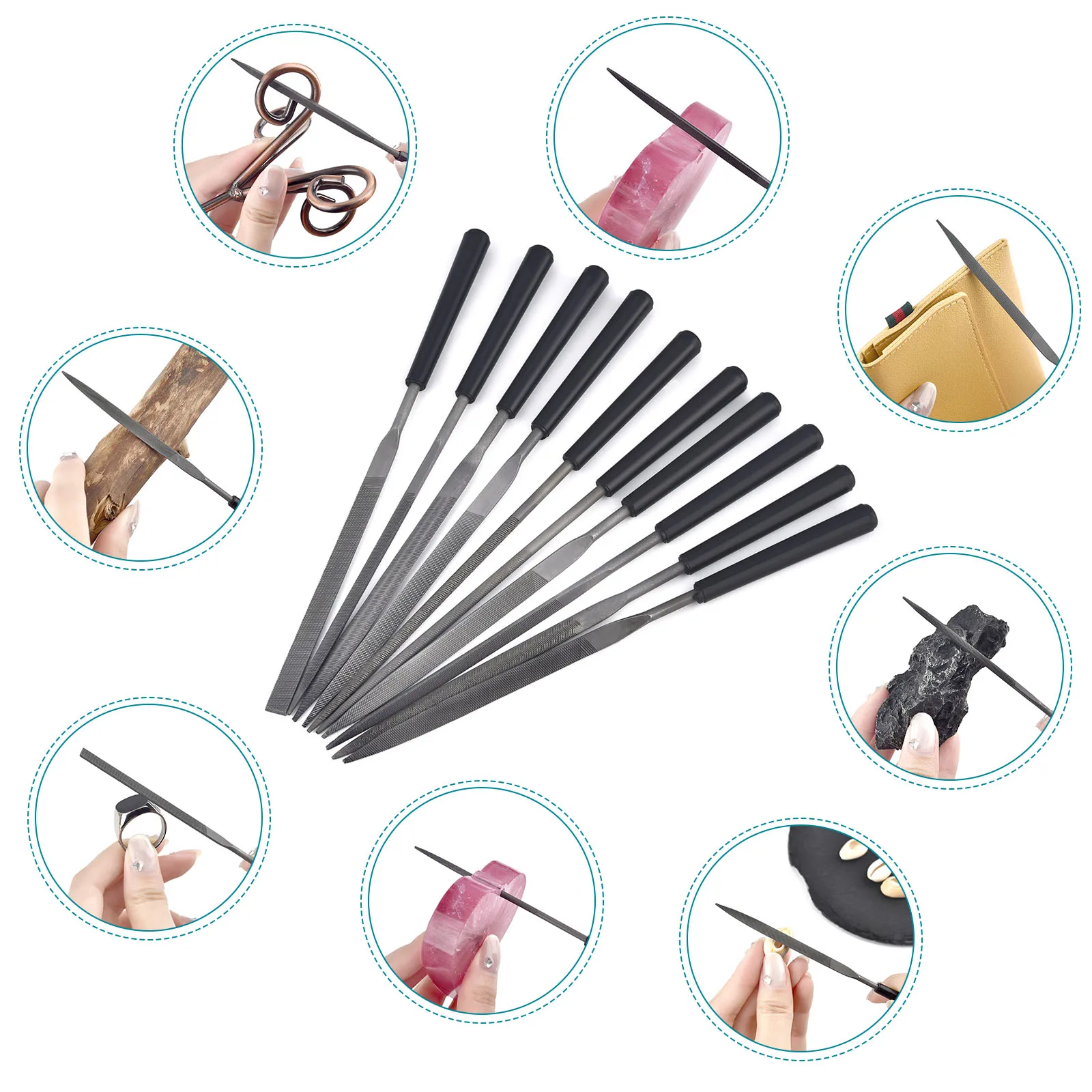 3/5/10pcs Set di lime ad ago K - Woodworking Files recensione e prezzo